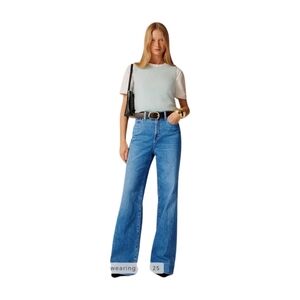 NWT J. Crew High Rise Denim Flare Trouser‎ Jeans Size 30